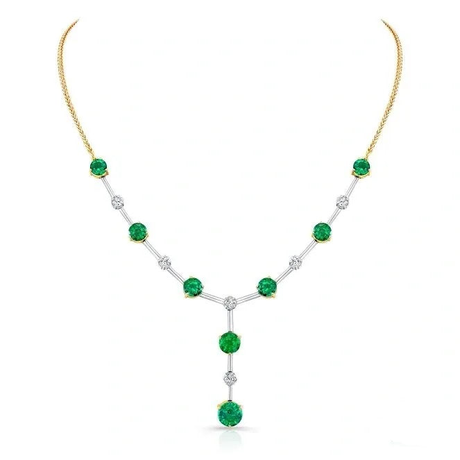 6.7ct Zambian Emerald Necklace