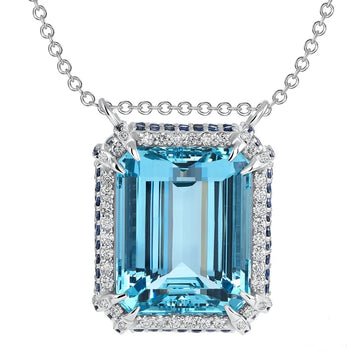 49.52ct Untreated Aquamarine Pendant