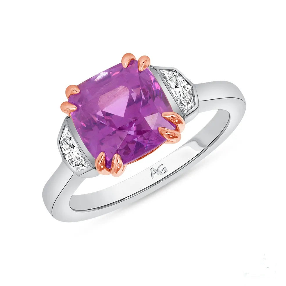 4.72ct Untreated Ceylon Pink Sapphire Ring