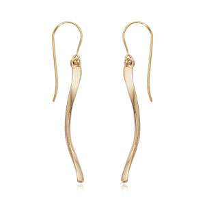 14K Yellow Gold Dangle Earrings