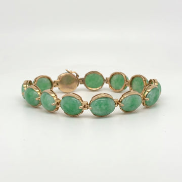 Lady's Estate Jadeite Jade Bracelet