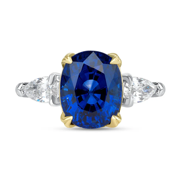 Platinum Madagascar Sapphire Ring (5.01ct)