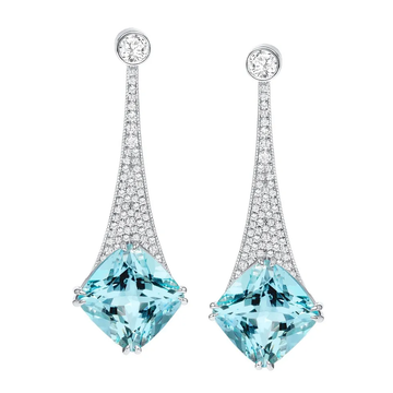 17.96cts Aquamarine Earrings